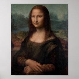 Leonardo da Vincis Portrait von Mona Lisa Poster