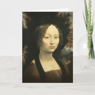 Leonardo da Vincis Porträt der Ginevra Benci Karte