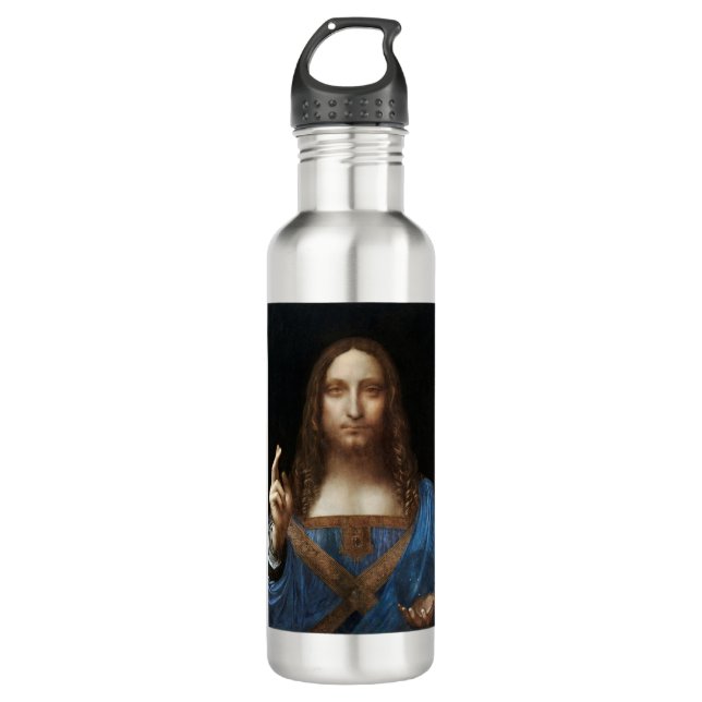 Leonardo da Vincis Salvator Mundi Edelstahlflasche