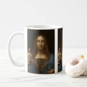 Leonardo da Vincis Salvator Mundi (Jesus Christus) Kaffeetasse