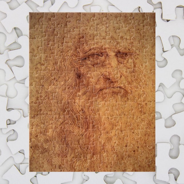 Leonardo da Vincis Selbstportrait, Renaissance Art Puzzle (Von Creator hochgeladen)