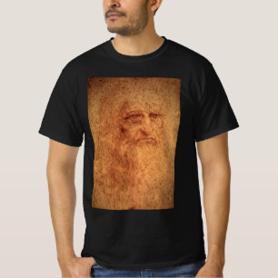 Leonardo da Vincis Selbstporträt, Renaissance-Kuns T-Shirt