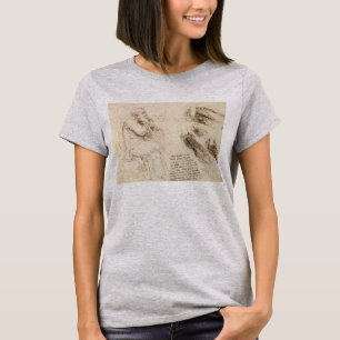 Leonardo da Vincis Studie Alter Mann und Wasser T-Shirt