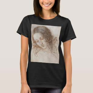Leonardo da Vincis Studie des Leiters von Leda T-Shirt