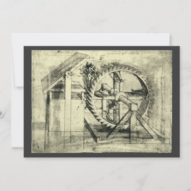 Leonardo da Vincis Treadmill Powered Crossbow (Vorderseite)