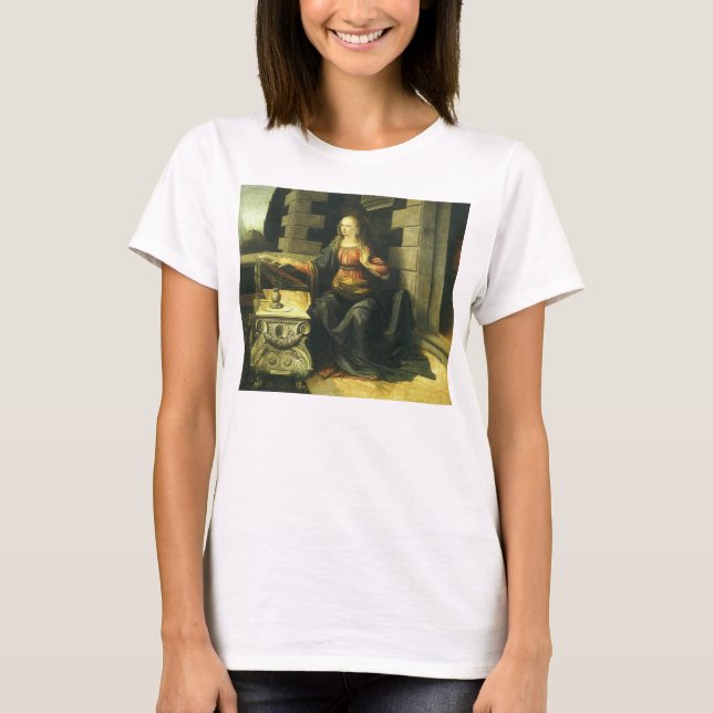 Leonardo da Vincis Verkündung des Herrn T-Shirt (Vorderseite)