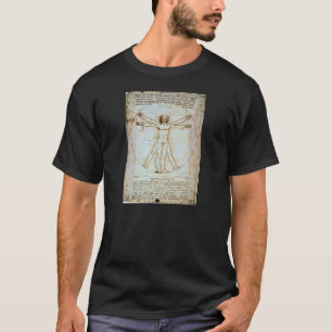 Leonardo da Vincis Vitruvian Mann T-Shirt