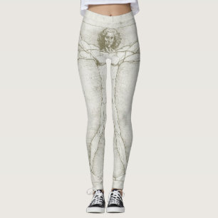 Leonardo da Vincis Vitruvianischer Mann Leggings