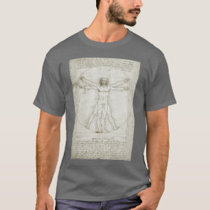 Leonardo da Vincis Vitruvianischer Mann T-Shirt