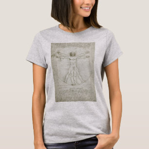 Leonardo da Vincis Vitruvianischer Mann T-Shirt