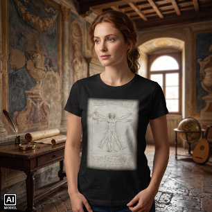 Leonardo da Vincis Vitruvianischer Mann T-Shirt