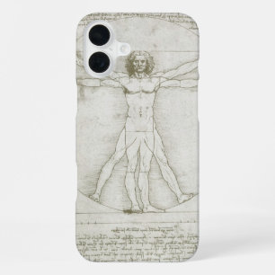 Leonardo da Vincis Vitruvianischer Mensch iPhone 16 Plus Hülle