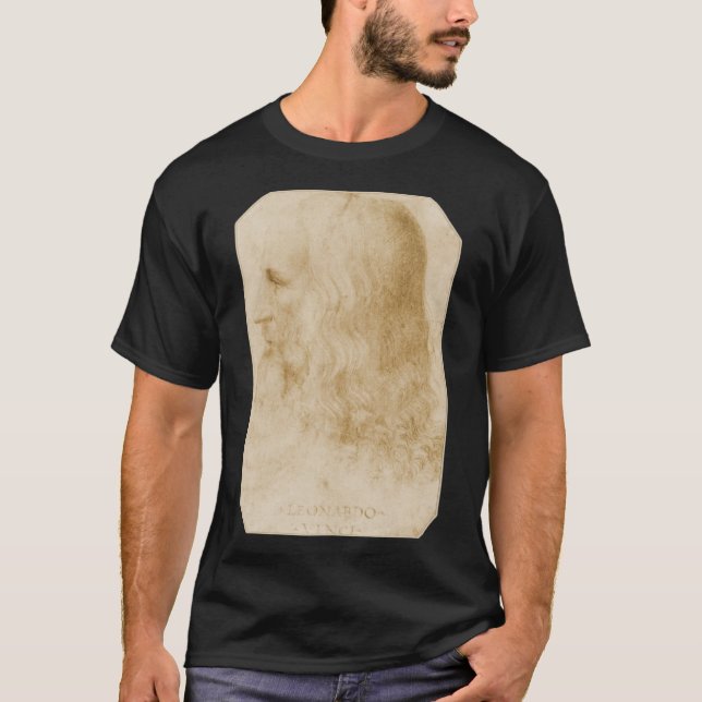 Leonardo DaVinci Francesco Melzi Portrait T-Shirt (Vorderseite)