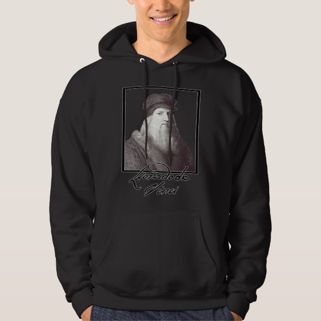 Leonardo daVinci Hoodie (Vorderseite)