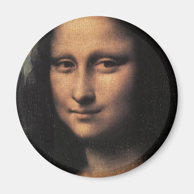 Leonardo DaVinci - Mona Lisa Magnet (Vorne)