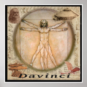 Leonardo Davinci Poster