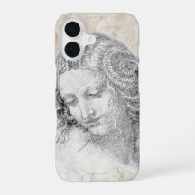 Leonardo DaVinci Skizze Leda Pergament Elegante Ku