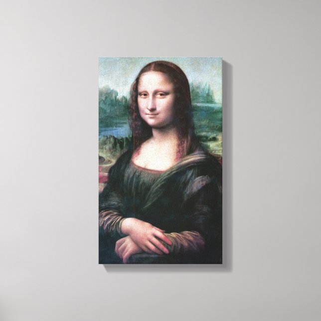 Leonardo Mona Lisa Leinwanddruck (Vorderseite)