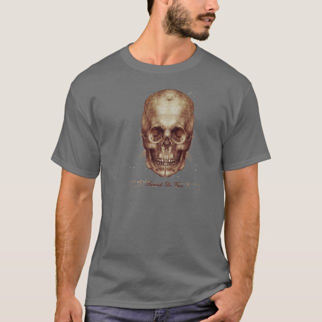 LEONARDO-Schädel T-Shirt (Vorderseite)