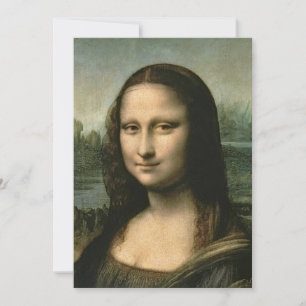 Leonardo Vinci   Mona Lisa, c.1503-6 Dankeskarte