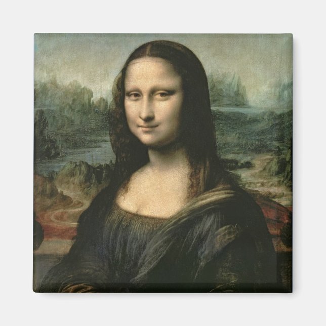 Leonardo Vinci | Mona Lisa, c.1503-6 Magnet (Vorne)