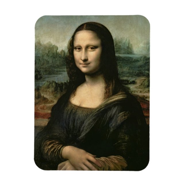 Leonardo Vinci | Mona Lisa, c.1503-6 Magnet (Vertikal)