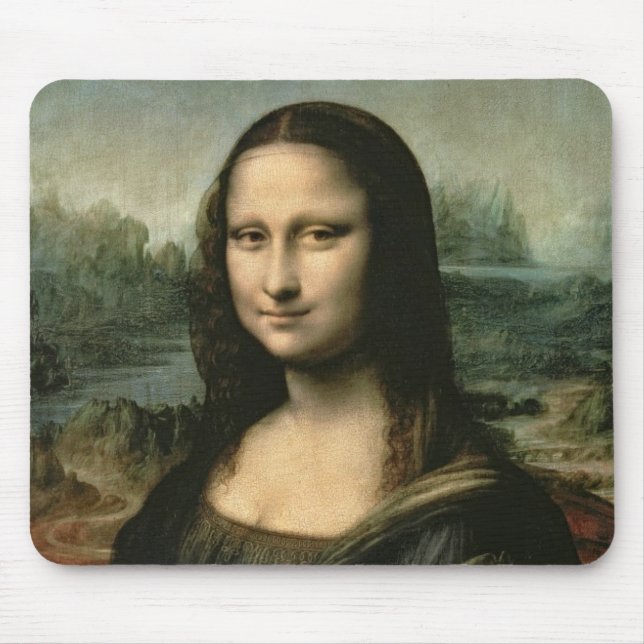 Leonardo Vinci | Mona Lisa, c.1503-6 Mousepad (Vorne)