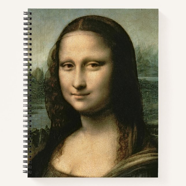 Leonardo Vinci | Mona Lisa, c.1503-6 Notizbuch (Vorderseite)