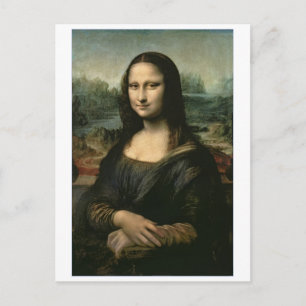 Leonardo Vinci Mona Lisa, c.1503-6 Postkarte