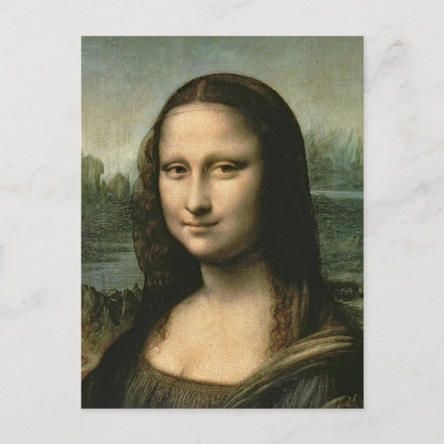 Leonardo Vinci | Mona Lisa, c.1503-6 Postkarte (Vorderseite)