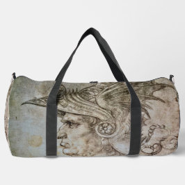 Leonardos behelmter Krieger Duffle Bag