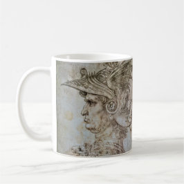 Leonardo's Helmeted Warrior Kaffeetasse