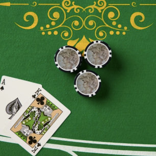 Leonardo's Helmeted Warrior Poker Chip