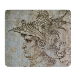 Leonardo's Helmeted Warrior Schneidebrett