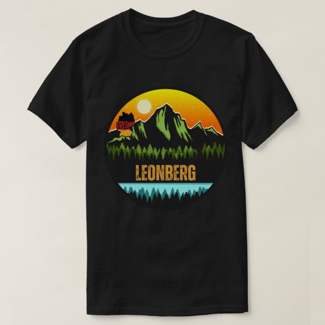 Leonberg, Baden-Württemberg, Deutschland T-Shirt (Design vorne)