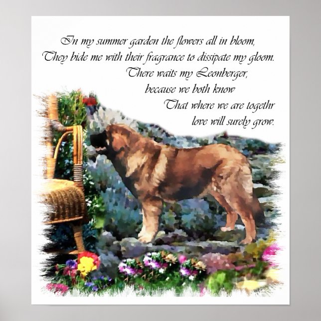 Leonberger Art Print Poster (Vorne)