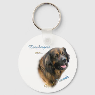 Leonberger bester Freund-Schlüsselanhänger Schlüsselanhänger