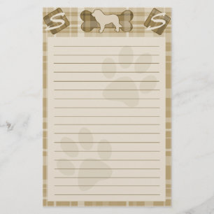 Leonberger Dog Breed Stationery Briefpapier