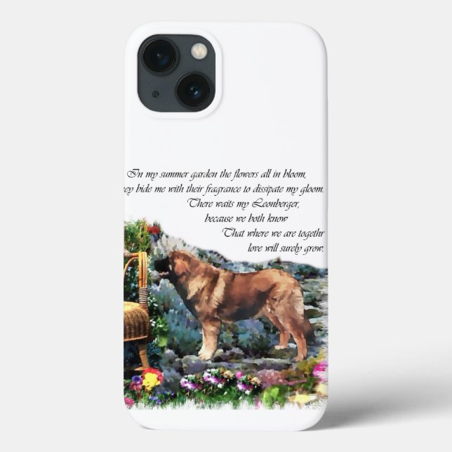 Leonberger Dog Kunstgeschenke Case-Mate iPhone Hülle (Rückseite)
