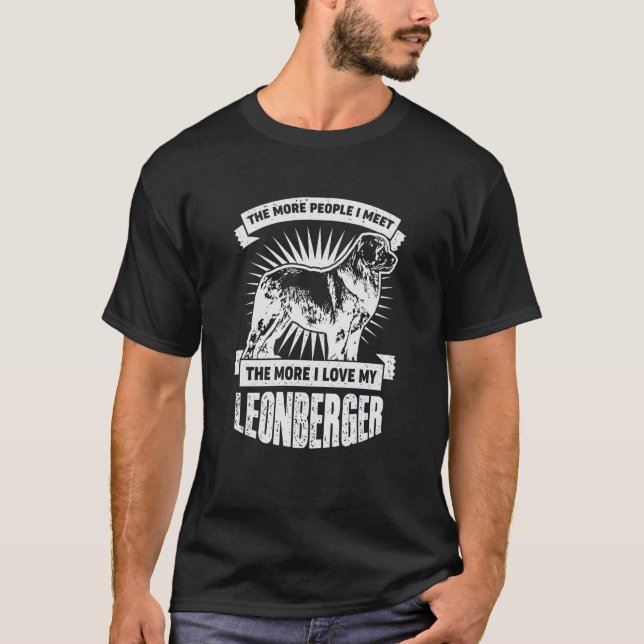 Leonberger Dog T-Shirt (Vorderseite)
