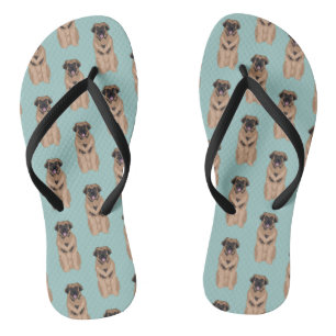 Leonberger Flip Flops