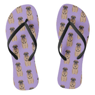 Leonberger Flip Flops