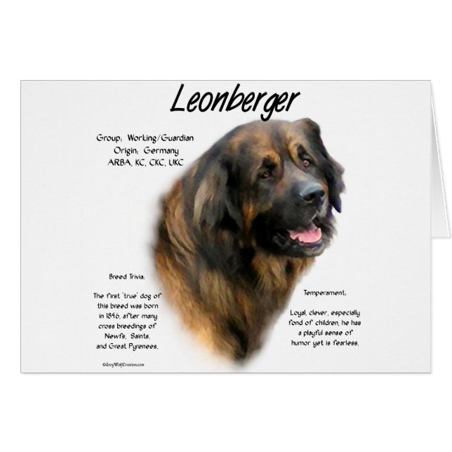 Leonberger Geschichtsdesign (Vorderseite (Horizontal))