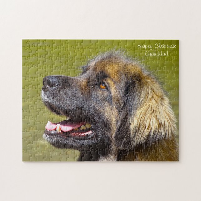 Leonberger Hund. Puzzle (Horizontal)