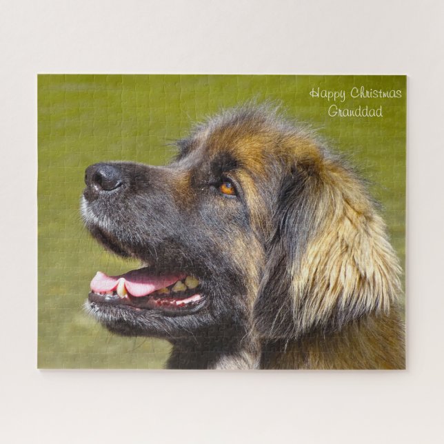 Leonberger Hund. Puzzle (Horizontal)