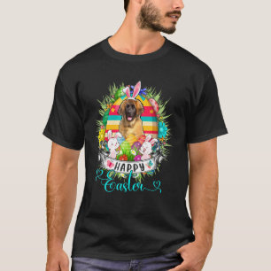 Leonberger Hund zu Ostern Eier Basket Bunnies Happ T-Shirt