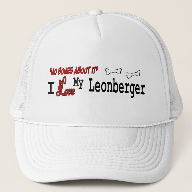Leonberger (I-Liebe) Hat Truckerkappe (Vorderseite)