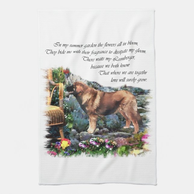 Leonberger Kunstgeschenke Handtuch (Vertikal)