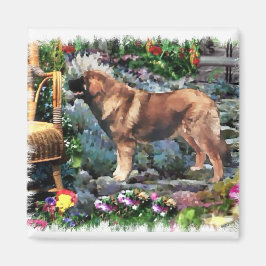 Leonberger Kunstgeschenke Magnet