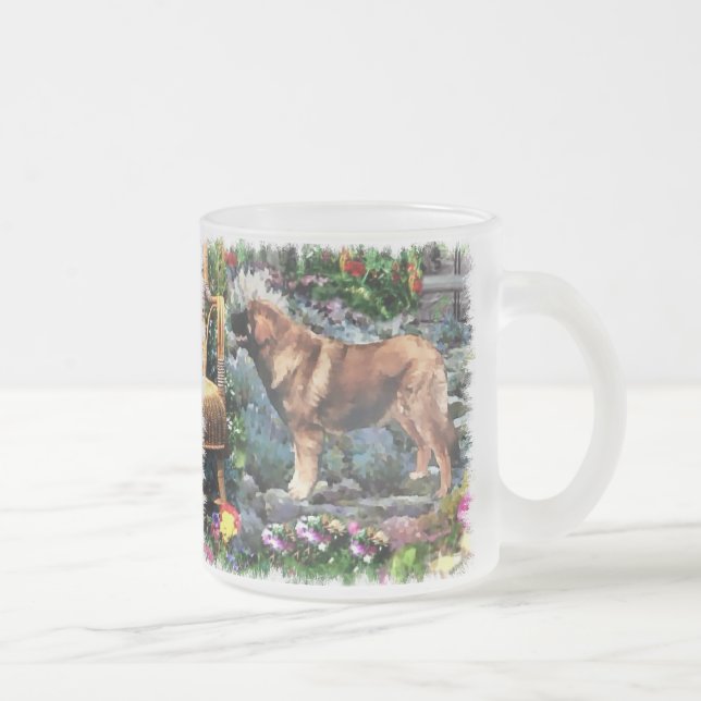 Leonberger Kunstgeschenke Mattglastasse (Rechts)